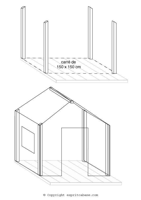 Plan pour cabane en bois