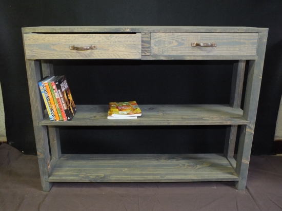 console en bois de palette