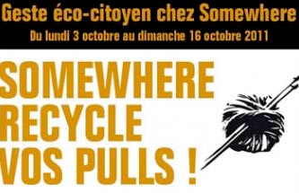 somewhere recycle les pulls
