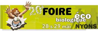 Foire éco-biologique Naturellement ! - Nyons 2011