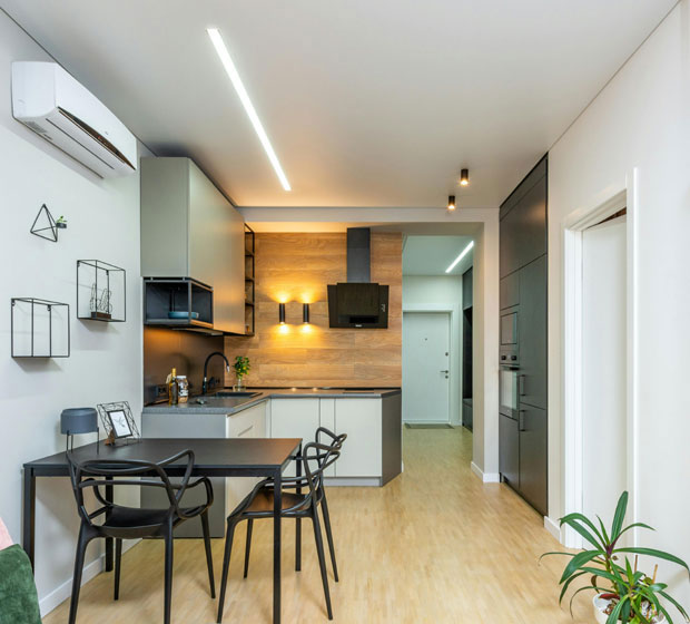 cuisine chaises noires