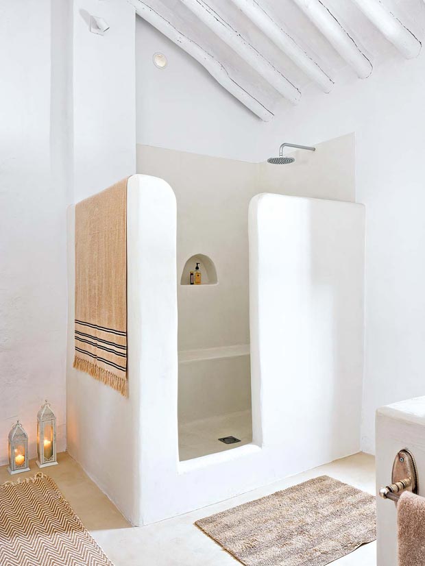 douche béton cellulaire