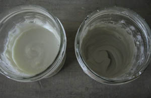 peinture lait mélanges