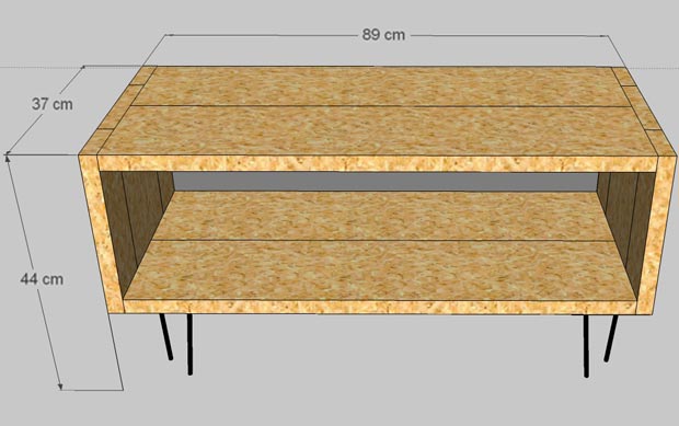 meuble tv plan