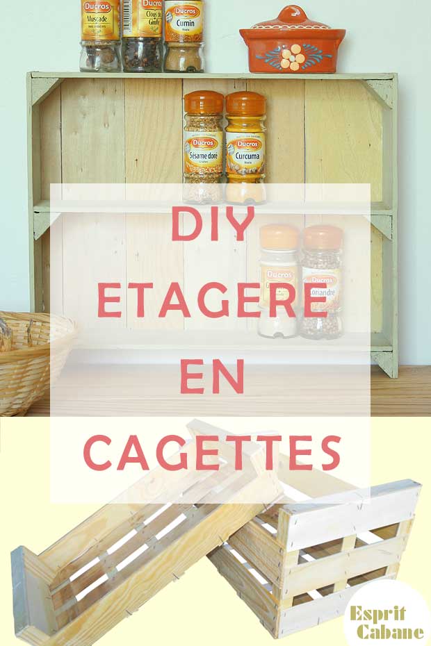 etagere en cagettes