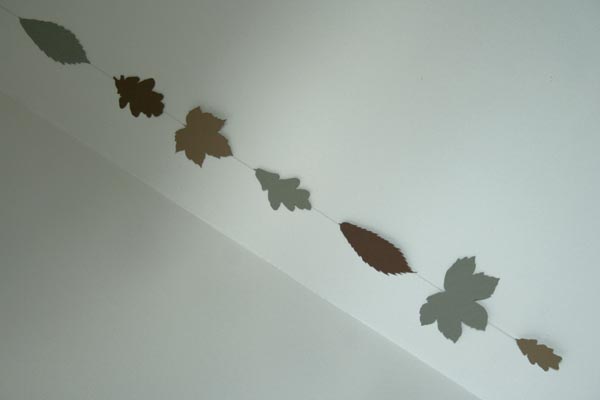 guirlande feuilles arbres