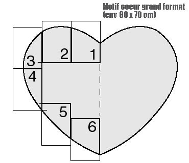 motif grand coeur