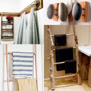 DIY : 4 tutos de sèche-serviettes beaux et chics