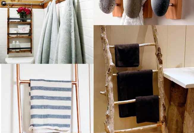 DIY : 4 tutos de sèche-serviettes beaux et chics