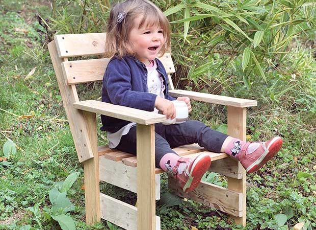 Jardin : Fauteuil enfant à fabriquer soi-même