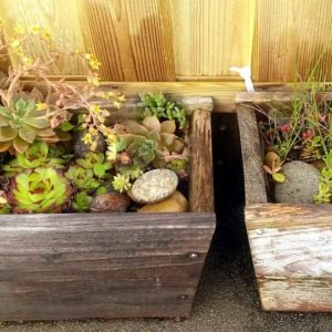 Jardinière en bois de palettes