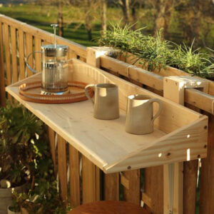 DIY : Un bar de balcon avec jardinière