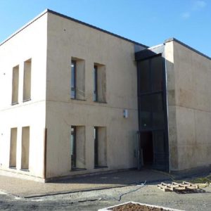 La terre de chantier remplace le béton