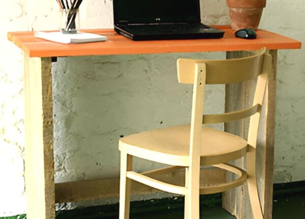 bureau bois brut