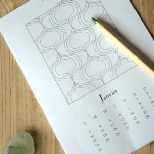 Calendrier 2011 à colorier