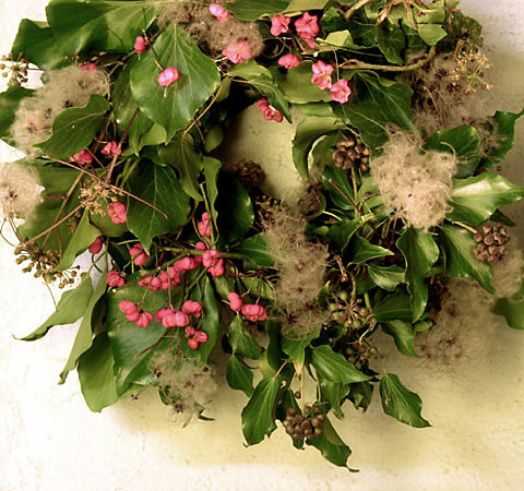 Couronne de Noël naturelle