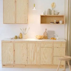 Inspiration : Une cuisine tendance en contreplaqué