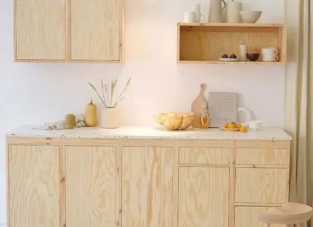 #htmlcaption_19121 Inspiration : Une cuisine tendance en contreplaqué