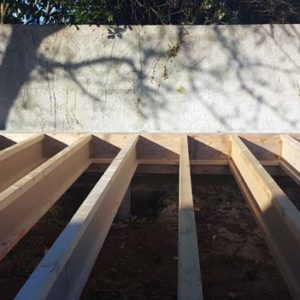 Construction : Concevoir une dalle bois sur plots béton