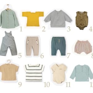 Minimalisme : Le dressing parfait <br>pour les bébés (Printemps-Été)