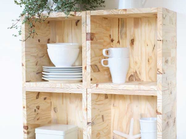 DIY : Etagères cubes en bois