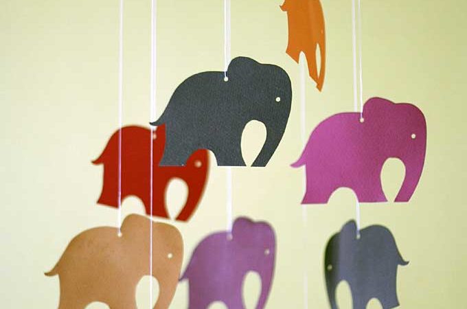 #htmlcaption_18941 Idée DIY : Mobile bébé en papier