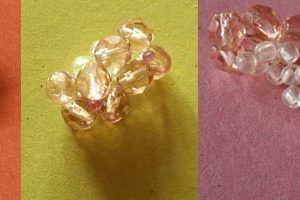 Bague en perles