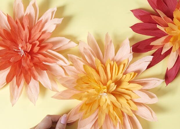 fleurs papier