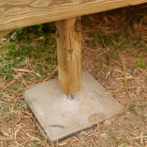 Aménager : Une terrasse ossature bois <br>sans fondations béton