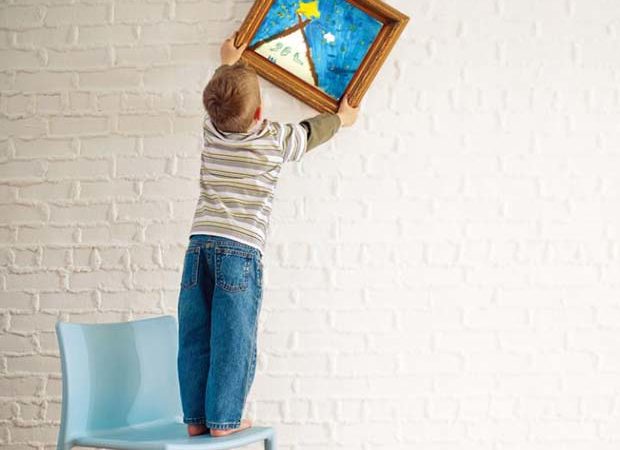 #htmlcaption_11524 Déco : 15 idées pour exposer joliment les dessins d’enfant