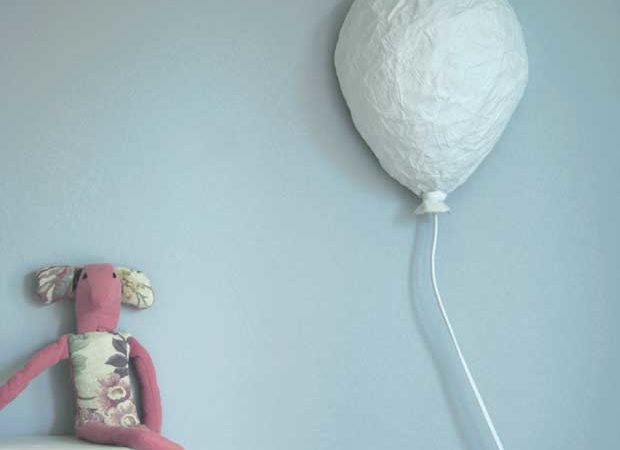 DIY : Lampe ballon en papier mâché