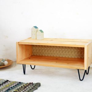 Meuble TV DIY en bois massif