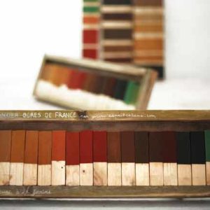 Ocres et terres colorantes : le nuancier<br> de la peinture à la farine