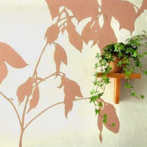 Décoration murale avec les ombres végétales