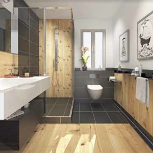 Aménagement : Du bois dans la salle de bain ?