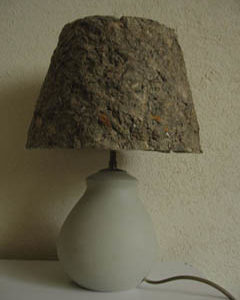 Abat-jour papier mâché