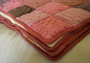 Une courtepointe en patchwork de style Country