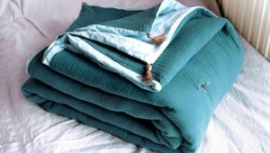 DIY : Un plaid matelassé<br>avec une ancienne couverture en laine