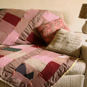 Plaid en vieux pulls