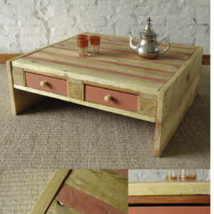 Table basse en palette
