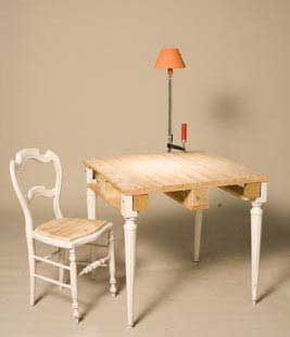 table avec palette