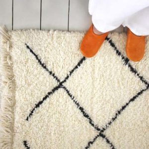 Décoration durable : Le tapis berbère <br>Beni Ouarain en pure laine