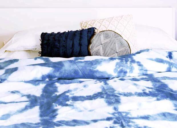 #htmlcaption_19064 Idées créatives : Teindre son linge de lit pour le faire durer