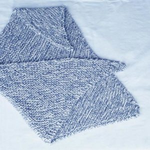 Tricot : L&rsquo;écharpe châle de Melle Sophie