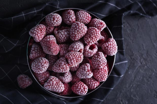 framboises congelées