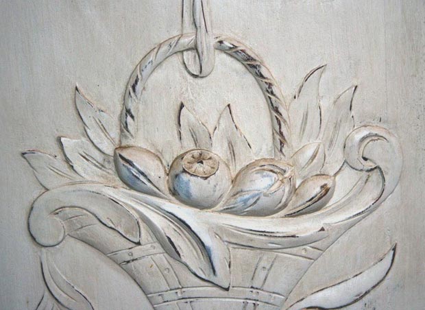 peinture caséine meuble