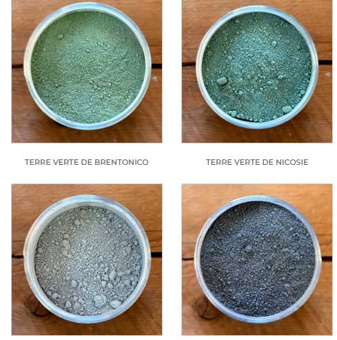 pigments terre verte