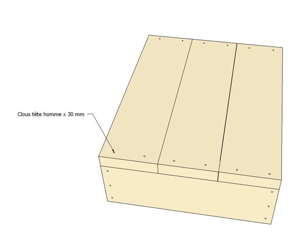 boite rangement bois