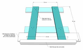 tabouret palettes étape 2