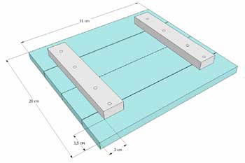 tabouret palettes étape 4